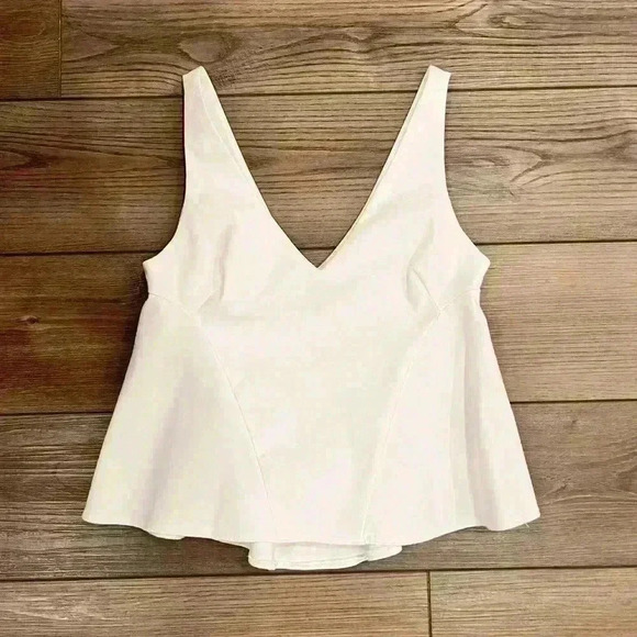 Zara Trafaluc Sleeveless V-Neck Top - Picture 1 of 2